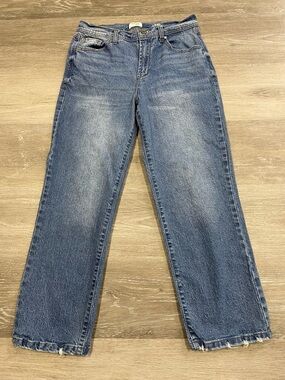 Kensie Jeans Retro Luxe Stretch The Mila High Rise Straight Women’s Size 6/28